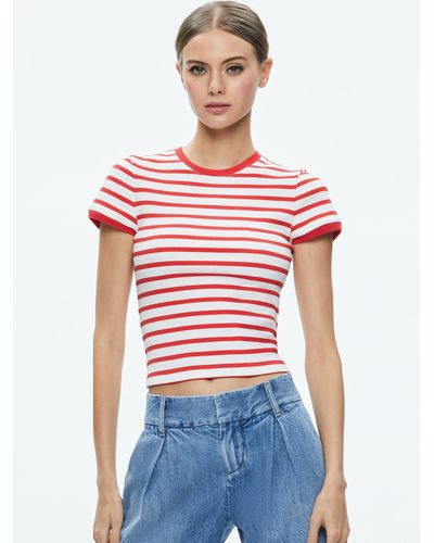 Alice + Olivia Tess Baby Tee - Red