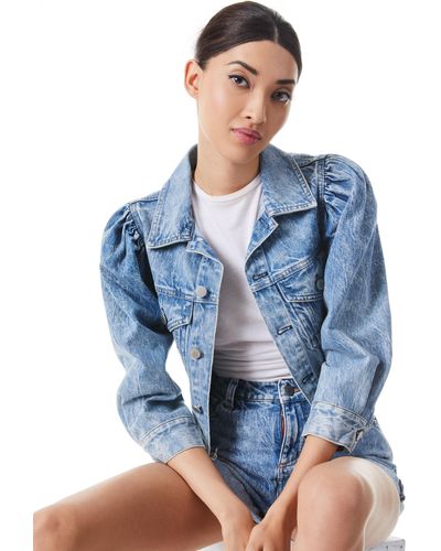 Puff Sleeve Denim Jackets for Women - Up to 78% off | Lyst