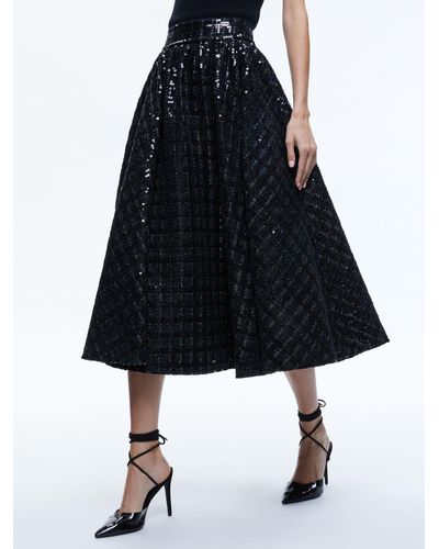 Alice + Olivia Nilda Voluminous Skirt - Black