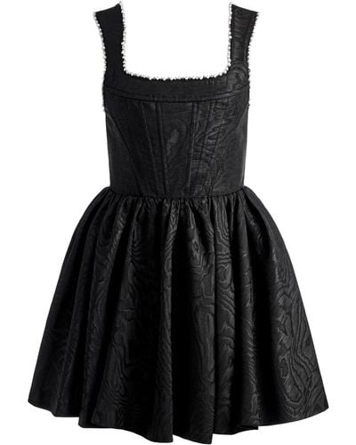 Alice + Olivia Guinevere Bustier Mini Dress - Black