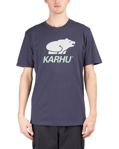 Karhu Basic Logo T-Shirt - Blau
