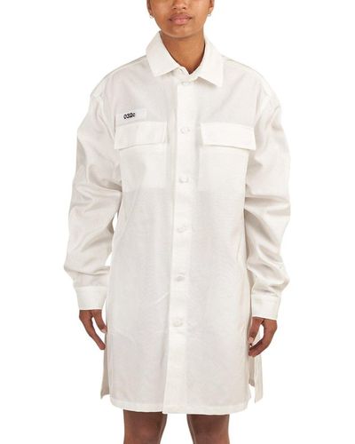 032c Summer Shirt Dress - Weiß