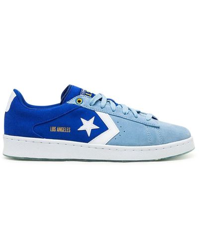 Converse Pro Leather Low 'Heart of the City' - Blau