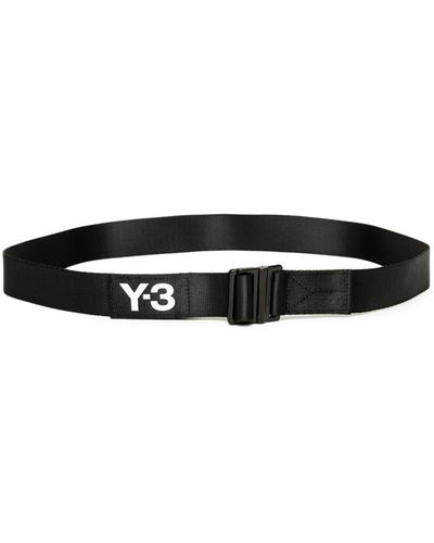 Y-3 Adidas Classic Logo Belt - Schwarz