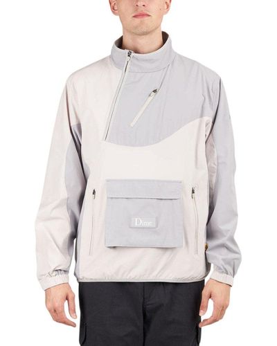Dime Range Pullover Jacket - Grau