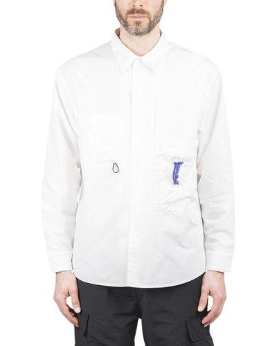 LIBERAIDERS Multi Pocket T/C Shirt - Weiß