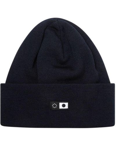 Edwin Merinos Beanie - Blau