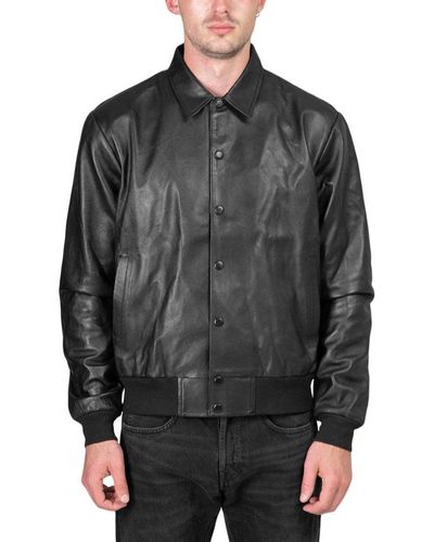 Allike Very Famous Leather Jacket - Grau