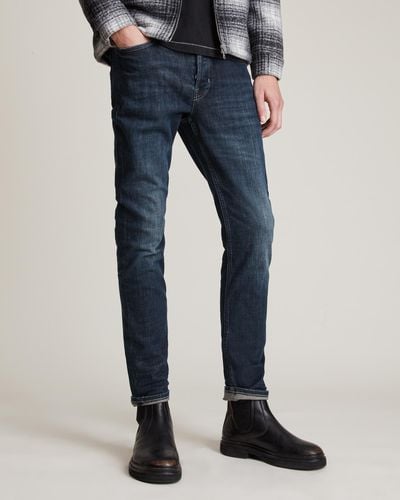 AllSaints Rex Slim Fit Soft Stretch Denim Jeans - Blue