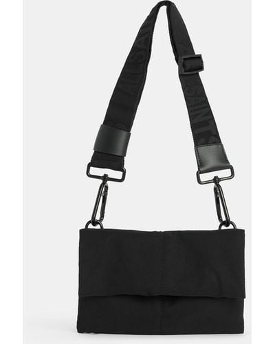 AllSaints Ezra Recycled Crossbody Bag - Black