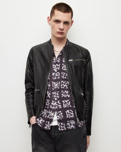 Allsaints ace shop leather jacket