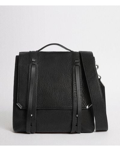 AllSaints Vincent Leather Backpack - - Black