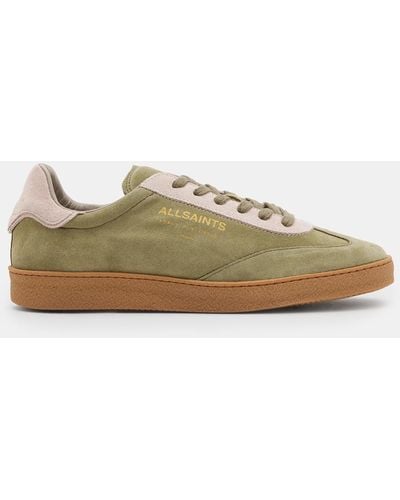 AllSaints Thelma Suede Low Top Trainers, - Multicolour