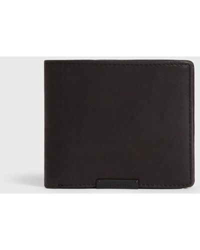 AllSaints Blyth Leather Wallet - Black