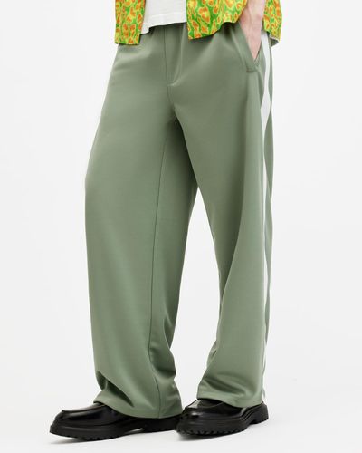 AllSaints Beck Recycled Straight Fit Sweatpants - Green
