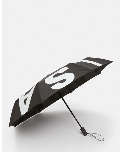 AllSaints Tierra Logo Printed Umbrella - Black