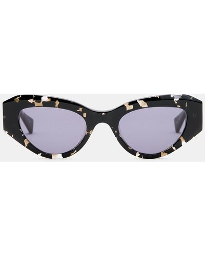 AllSaints Calypso Bevelled Cat Eye Sunglasses, - Multicolour