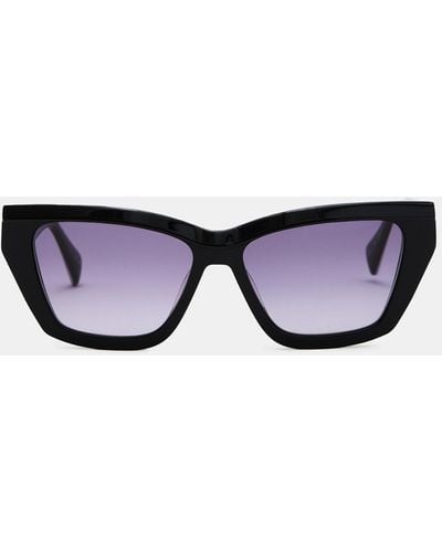 AllSaints Kitty Rectangular Cat Eye Sunglasses - Multicolour