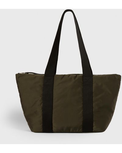 AllSaints Sly East West Tote Bag - Green