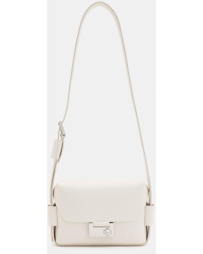 AllSaints Frankie 3-in-1 Leather Crossbody Bag, - White