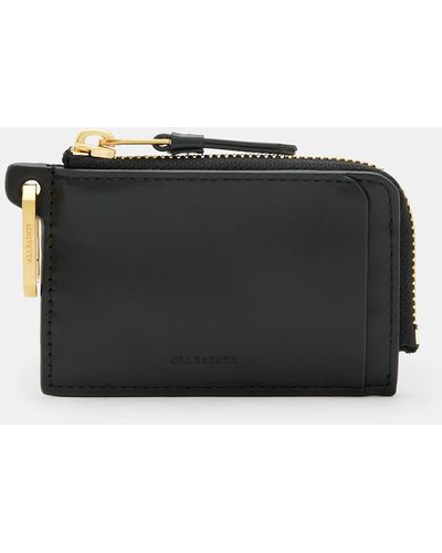 AllSaints Remy Leather Wallet - Black