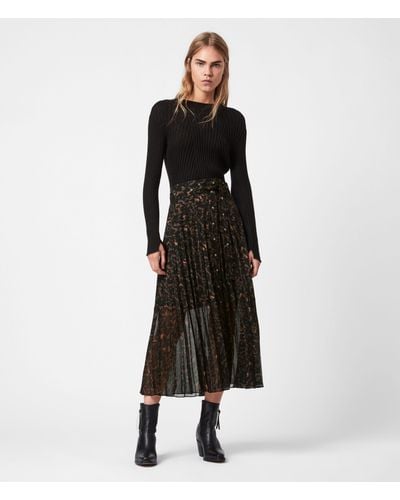 AllSaints Women's Harper Torto Skirt - Black