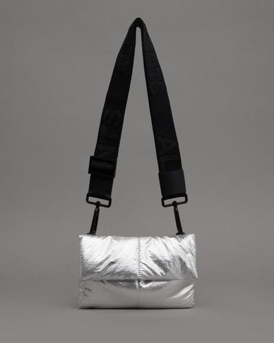 AllSaints Ezra Recycled Crossbody Bag - Grey