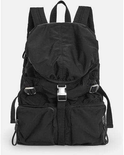 AllSaints Ren Recycled Backpack - Black