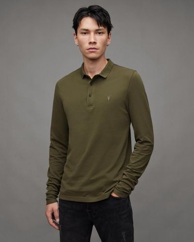 AllSaints Men's Polo u0026 Rugby Shirts | John Lewis u0026 Partners