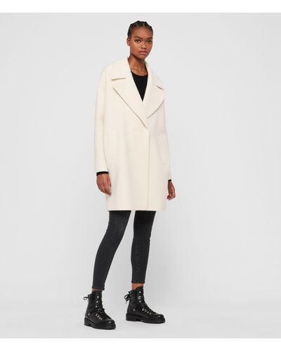 AllSaints Jetta Coat Womens - White
