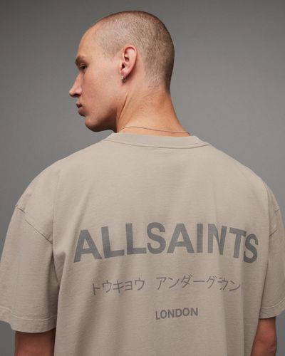 Buy AllSaints Nude HARV Short Sleeve Crew T-Shirt from Next Singapore