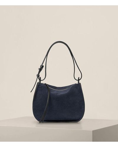 AllSaints Echo Mini Hobo Bag - Blue