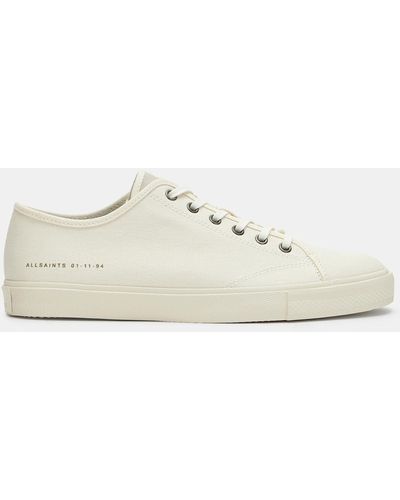 AllSaints Theo Low Top Trainers, - White
