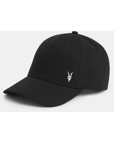 AllSaints Fen Embroidered Baseball Cap - Black
