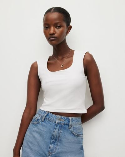 Women's AllSaints Sleeveless and tank tops from $39 | Lyst - Page 4