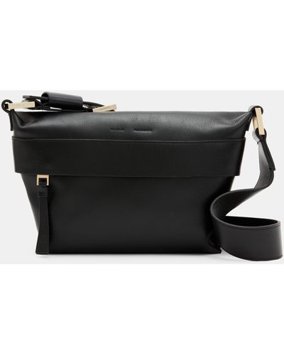 AllSaints Women's Colette Leather Crossbody Bag - Black