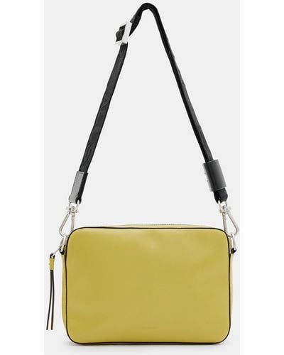 AllSaints Lucille Leather Crossbody Bag - Natural