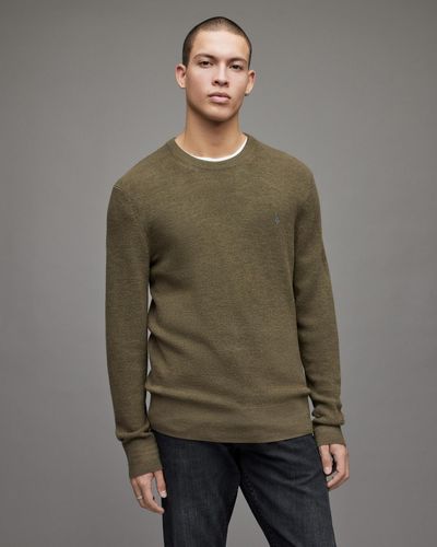 AllSaints Crew neck jumpers for Men | Online Sale up to 70% off