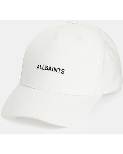 AllSaints London Baseball Cap, - White