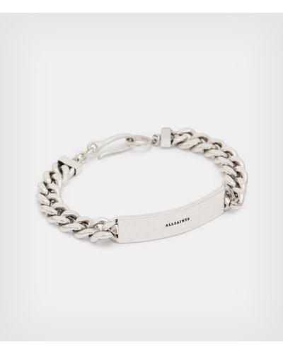 AllSaints Id Chunky Bracelet Mens - Metallic