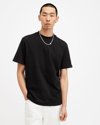 AllSaints Nero Heavyweight Relaxed Fit T-shirt - Black