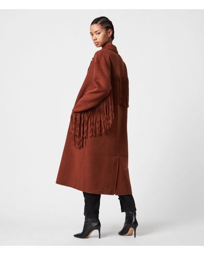 AllSaints Freya Coat Womens - Brown