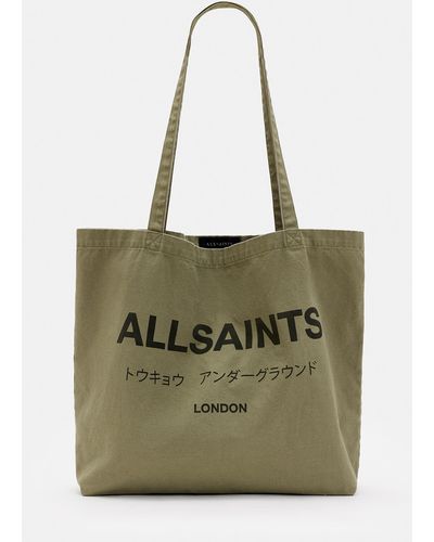 AllSaints Underground Shopper Tote Bag - Natural