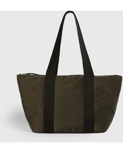 AllSaints Sly East West Tote Bag - Green