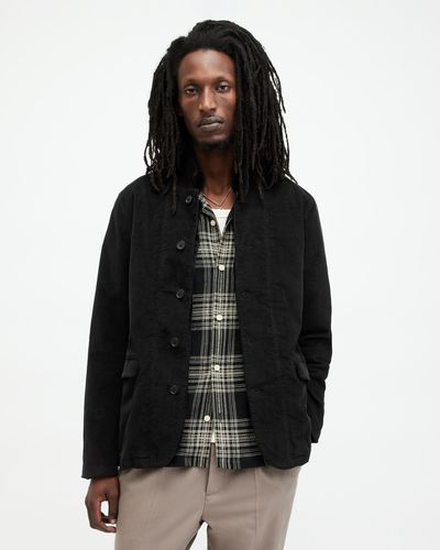 AllSaints Dillon Corduroy Blazer - Black