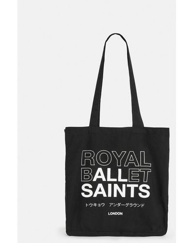 AllSaints Royal Ballet Charity Printed Tote Bag, - Black