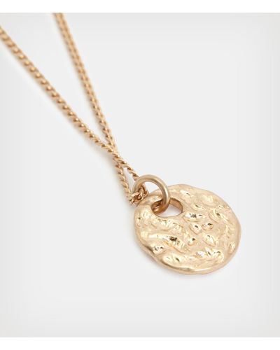 AllSaints Macy Mini Pendant Necklace - Metallic