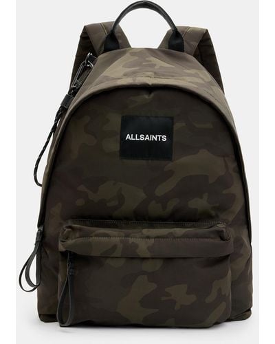 AllSaints Carabiner Embossed Logo Backpack - Black