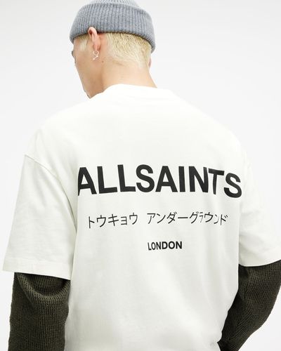 Buy AllSaints Nude HARV Short Sleeve Crew T-Shirt from Next Singapore