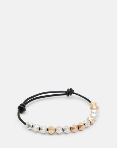 AllSaints Hallie Two Tone Beaded Bangle Bracelet - Multicolour